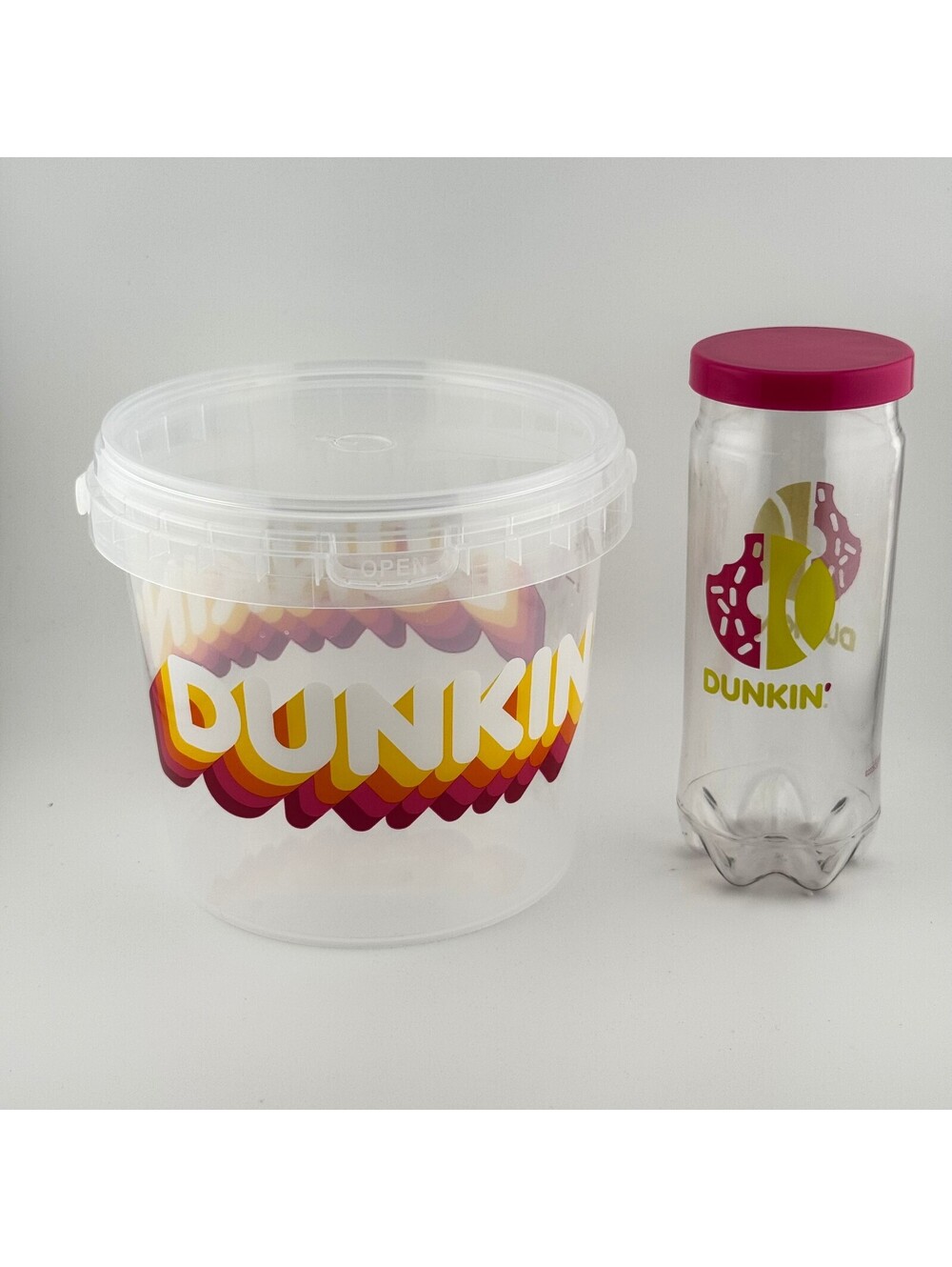Dunkin Summer Bucket & Mini Tennis Can Bundle